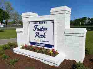 Foster Park Sign - Youngsville, Louisiana